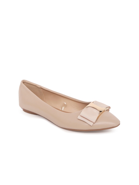 

Forever Glam by Pantaloons Women Beige Ballerinas with Bows Flats