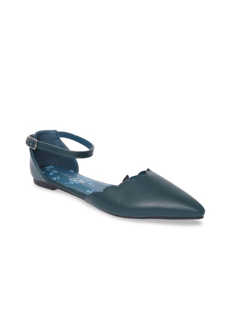 

Forever Glam by Pantaloons Women Teal Ballerinas Flats