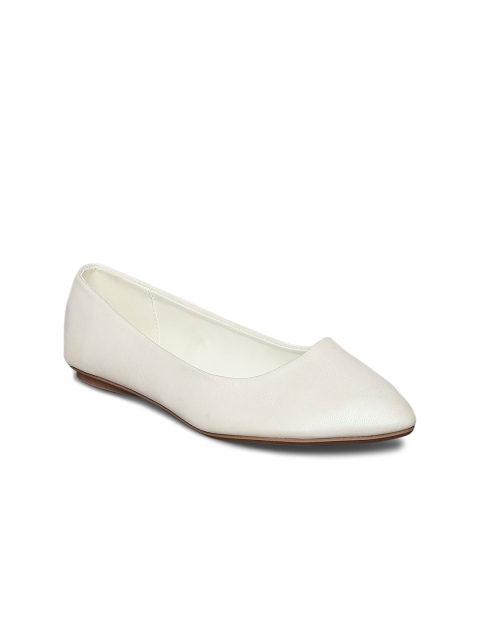 

Forever Glam by Pantaloons Women White Ballerinas Flats