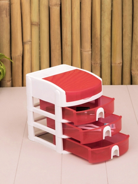 

Home Centre Red Regan Connor Solid Rectangular Single Three Tier Mini Drawer Cabinet