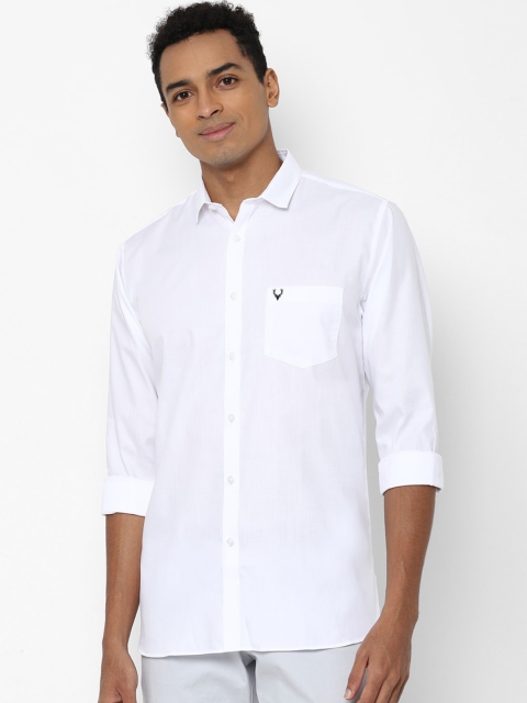 

Allen Solly Men White Slim Fit Opaque Casual Shirt