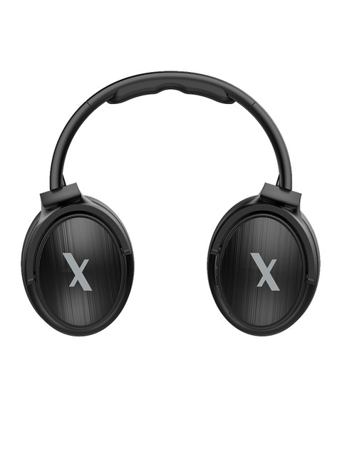 

FLiX Black Solid Wireless Over-Ear Headphones