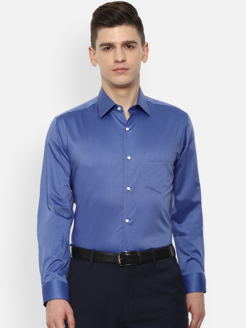 

Van Heusen Men Blue Opaque Formal Shirt