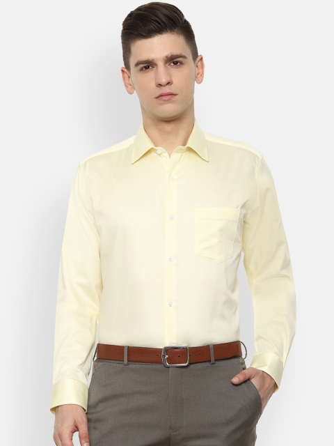 

Van Heusen Men Yellow Opaque Formal Shirt
