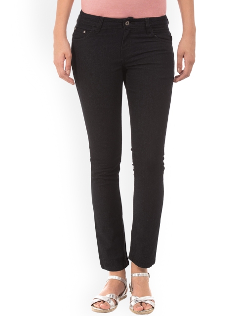 

Newport Women Black Skinny Fit Stretchable Jeans