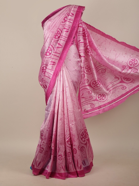 

Pothys Pink Printed Saree