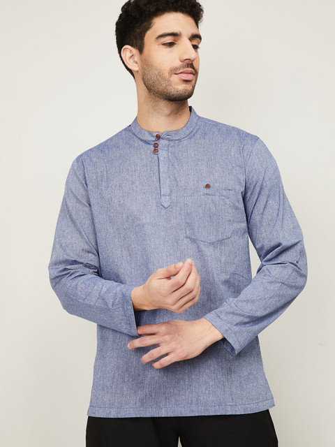 

Melange by Lifestyle Men Blue Kurta