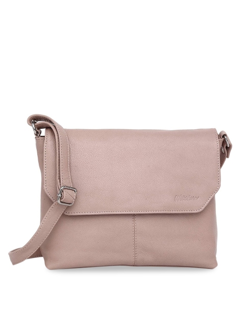 

WildHorn Women Pink Leather Swagger Sling Bag