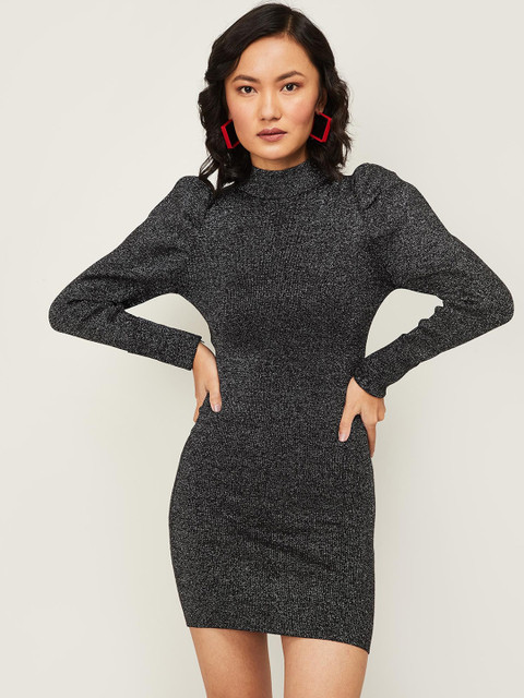 

Ginger by Lifestyle Black Bodycon Mini Dress