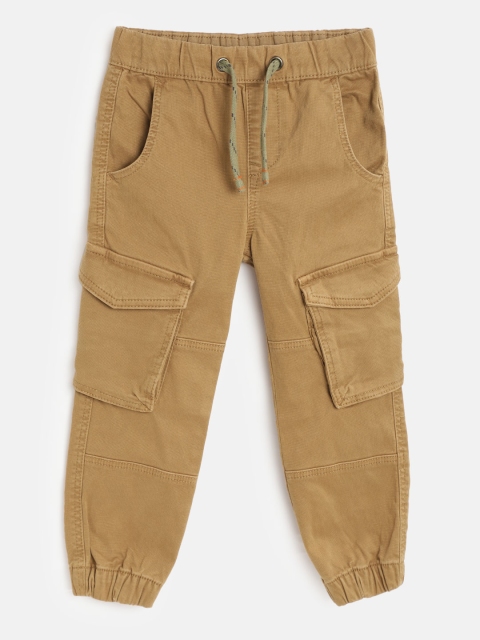 

Marks & Spencer Boys Tan High-Rise Jogger Trousers
