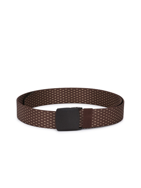 

Calvadoss Men Brown Woven Design Belt