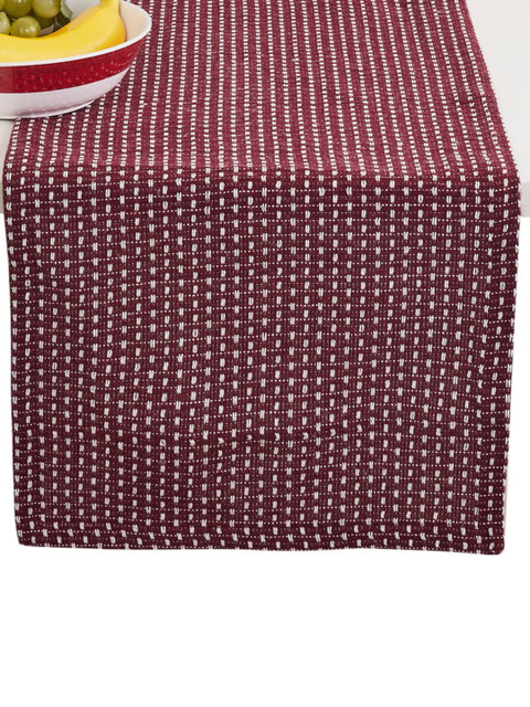 

Home Centre Red Printed Table Runner