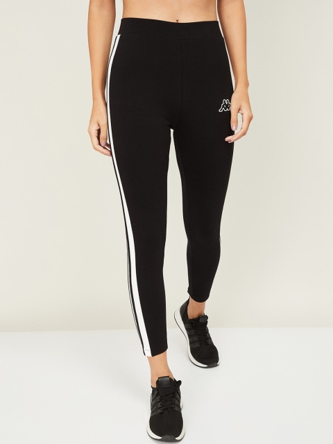

Kappa Women Black Solid Tights