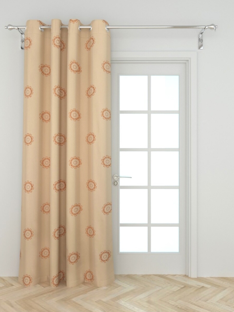 

Home Centre Beige & Orange Ethnic Motifs Door Curtain