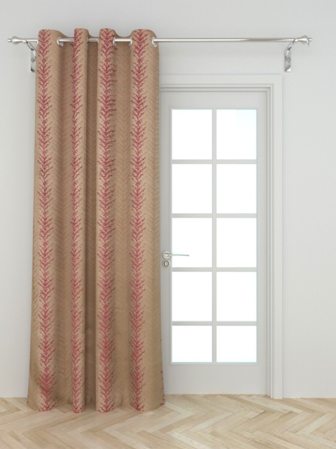 

Home Centre Brown & Maroon Door Curtain