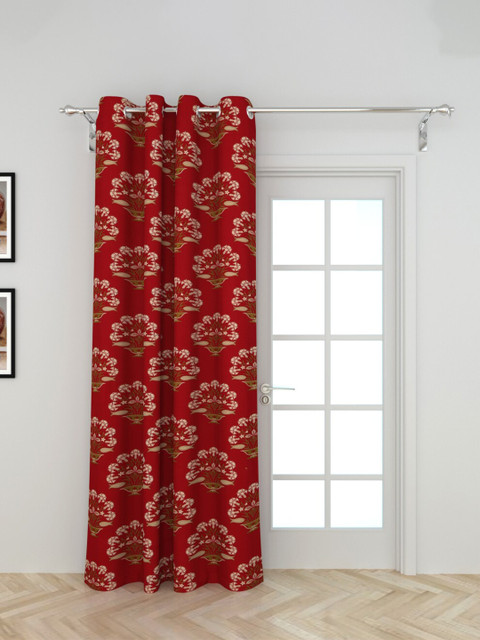

Home Centre Red & Green Ethnic Motifs Door Curtain