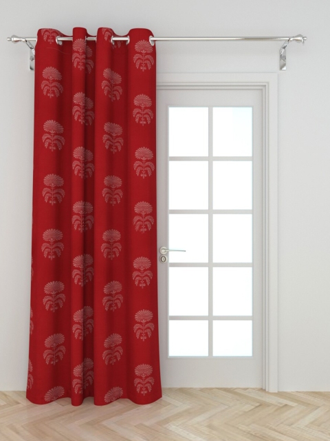 

Home Centre Red & White Ethnic Motifs Door Curtain