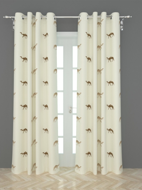 

Home Centre Beige Quirky Door Curtain
