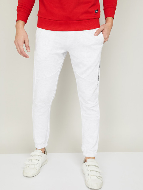 

Bossini Men White Solid Cotton Joggers