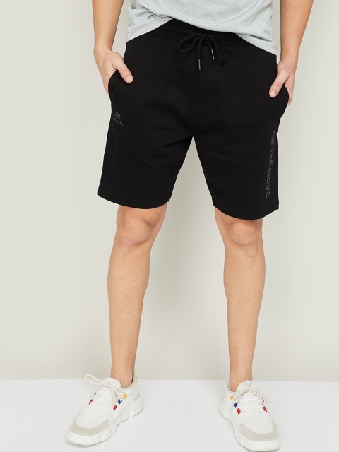 

Kappa Men Black Regular Shorts