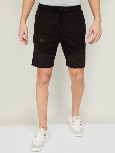 

Kappa Men Black Regular Shorts