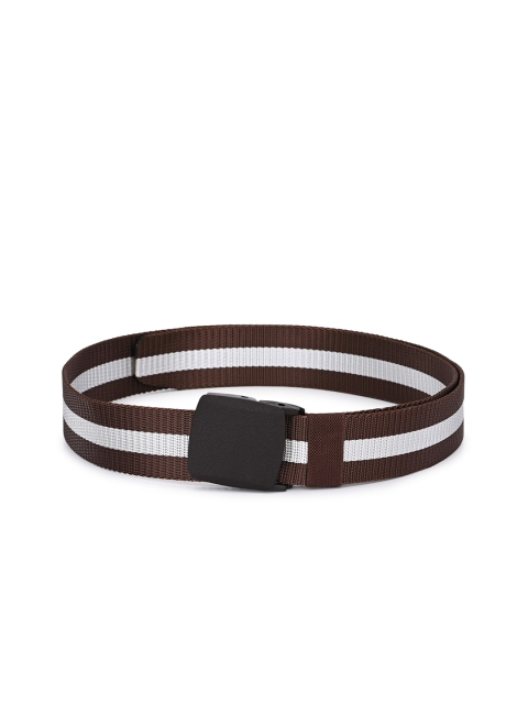

Calvadoss Men Brown & White Canvas Belt