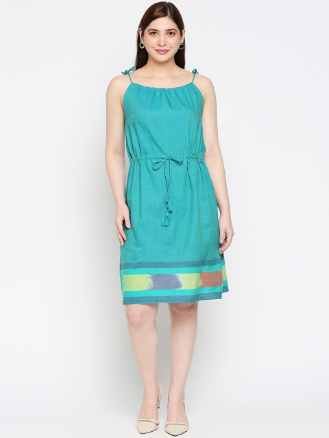 

Kuber Studio Green A-Line Dress