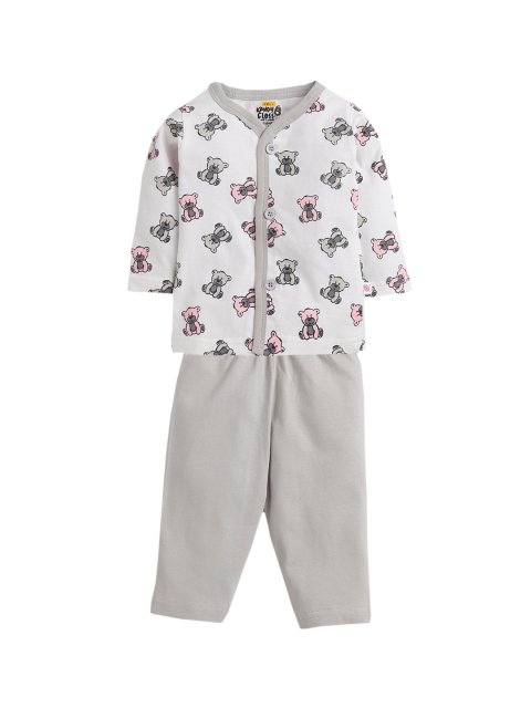 

AMUL Kandyfloss Unisex Kids Grey Night suit