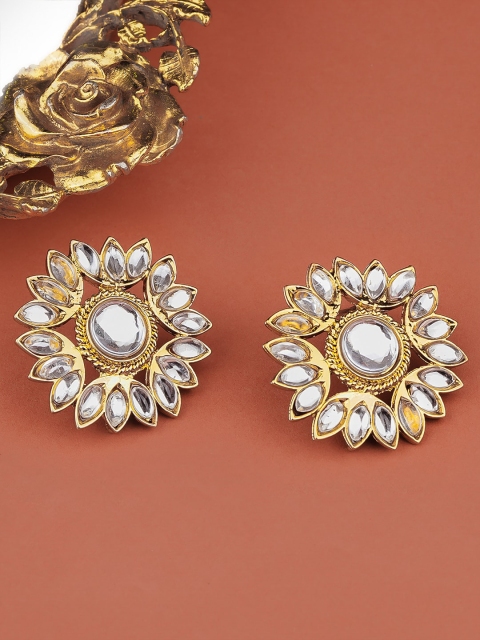 

Queen Be White Contemporary Studs Earrings