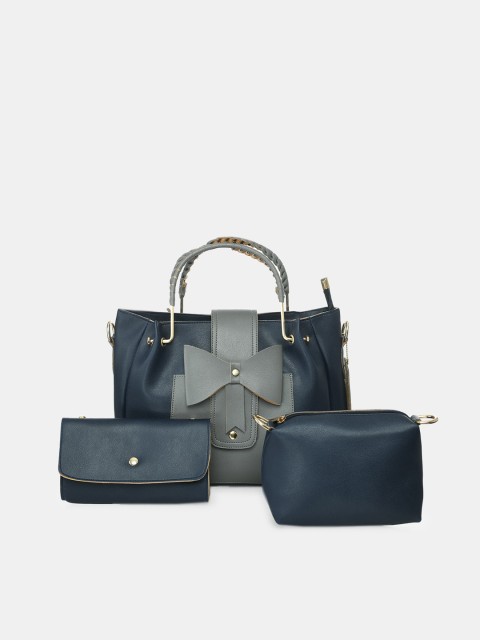 

Kastner Blue Structured Handheld Bag