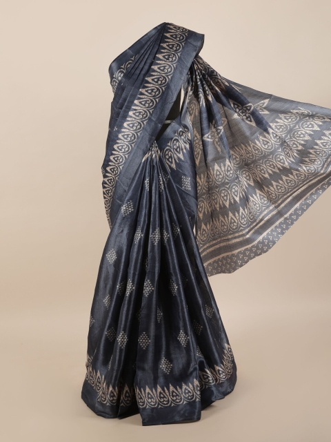

Pothys Grey & Beige Ethnic Motifs Saree