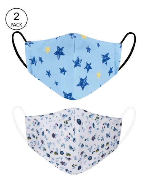 

VEA Kids Pack of 2 Soft Cotton 5 Layered Filtration Face Mask, Multi