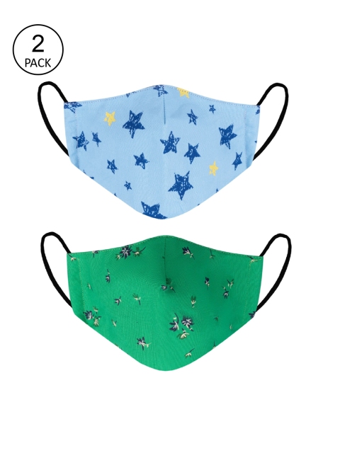 

VEA Kids Pack of 2 Soft Cotton 5 Layered Filtration Face Mask, Multi