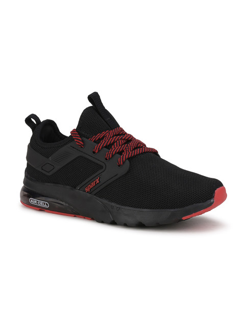 

Sparx Men Black Mesh Running Non-Marking Shoes