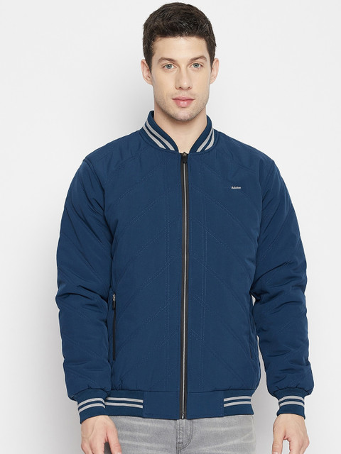 

Adobe Men Blue Lightweight Full Sleeve Quilted Jacket
