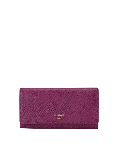 

Da Milano Women Purple Leather Two Fold Wallet