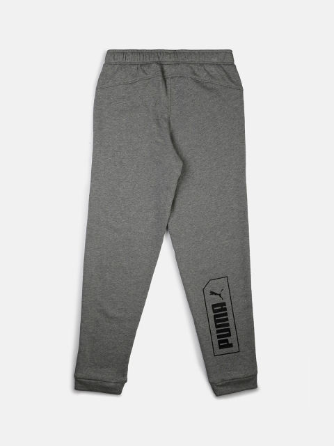 

Puma Boys Grey Cotton Soild NU-TILITY Knit Pants B Track Pants