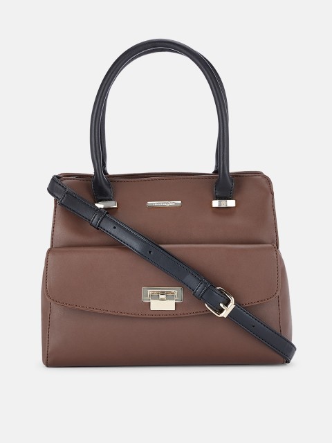

Forever Glam by Pantaloons Woman Brown Structured Shoulder Bag