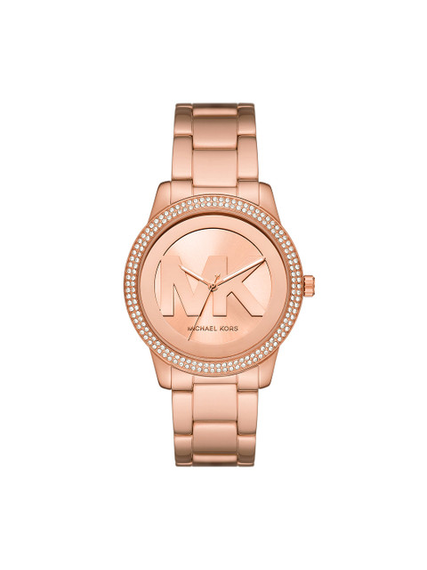 

Michael Kors Women Rose Gold-Toned Dial & Rose Gold Toned Analogue Watch MK6880