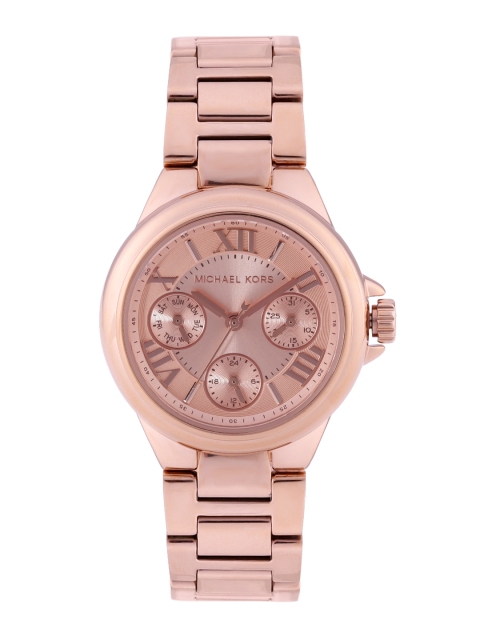 

Michael Kors Women Rose Gold-Toned Dial Analogue Watch MK6447