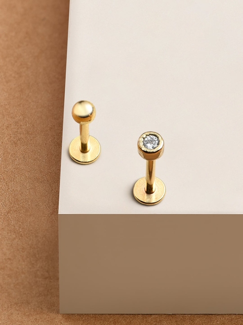 

Accessorize Gold-Toned Contemporary Studs Earrings