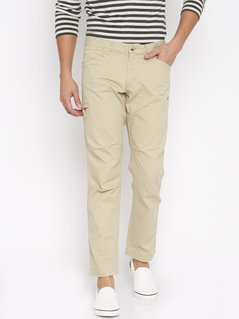 

Wildcraft Men Beige Coute Trousers