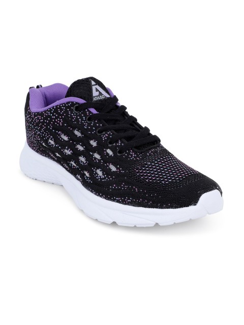 

Action Women Black Mesh Running Shoes
