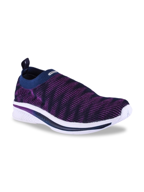 

Action Women Navy Blue & Purple Athleo ATL-113 Slip On Mesh Running Shoes