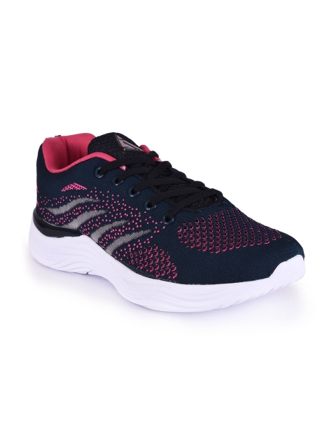 

Action Women Navy Blue & Pink Mesh Running Shoes