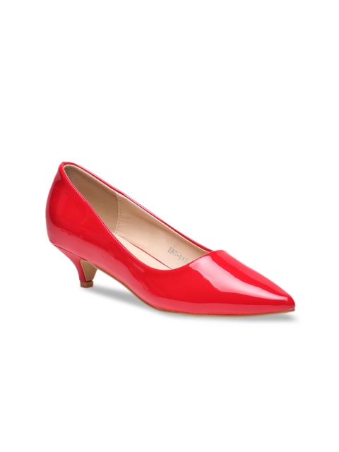 

Flat n Heels Women Red Kitten Heels