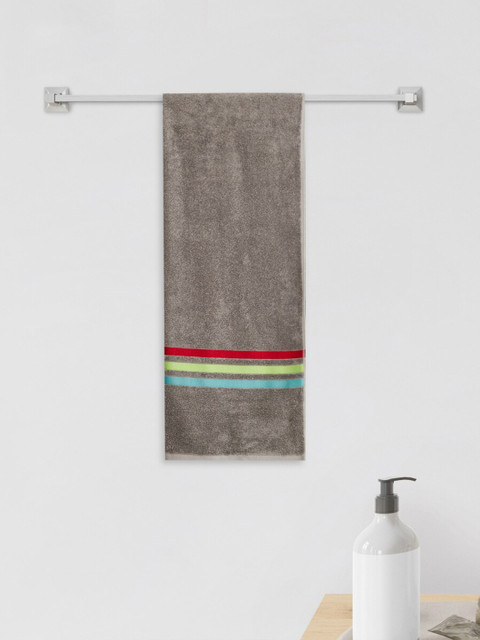 

Home Centre Grey Solid Cotton 110 GSM Bath Towel