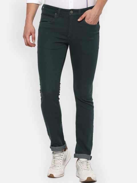 

Louis Philippe Jeans Men Green Slim Fit Jeans