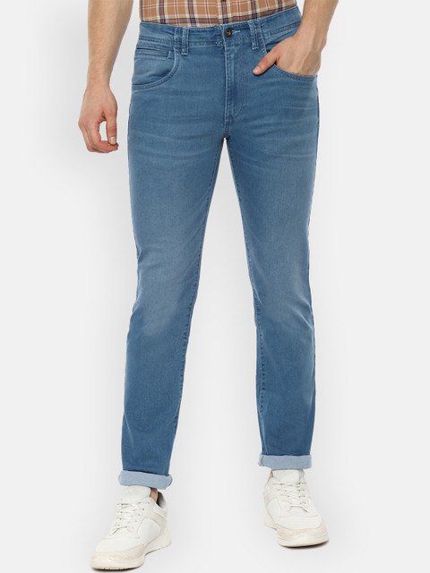 

VAN HEUSEN DENIM LABS Men Blue Slim Fit Light Fade Jeans