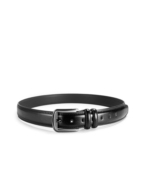 

BANGE Men Set of 2 Black & Brown Textured Leather Formal Belt